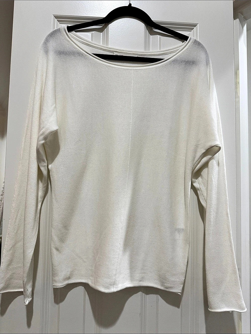 CAK + FORT White Long Sleeve Sweater Size XS New Without Tags